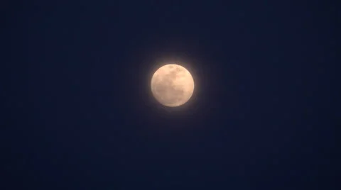 Supermoon 1 march 19th super moon Stock-Footage 1806544