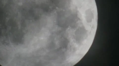 Supermoon and clouds over Florida Vidéo 55258507
