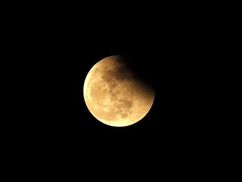 Supermoon and lunar eclipse in Manila, Philippines - 26 May 2021 Fotos Stock