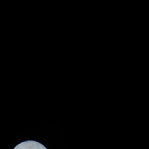 Supermoon November 13th 2016 fast Stock Footage