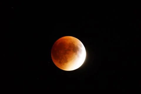 Supermoon of September 2015 Stock Photos