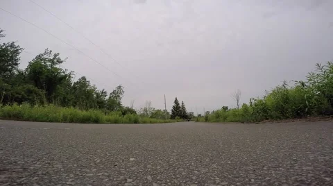 Supermoto crazy wheelie edit down low of motorcycle Stock Footage 52142173