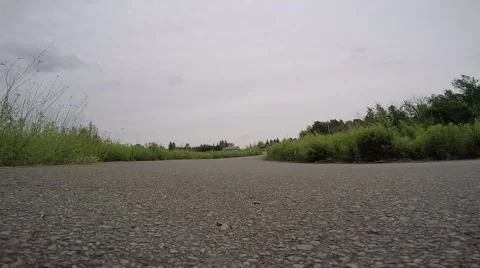 Supermoto "S" turn front view Stock Footage 52139895