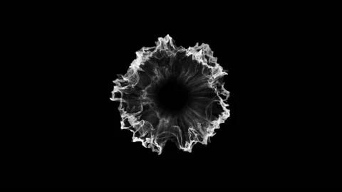 Supernova explosion against a black background. Stock Footage 140200274
