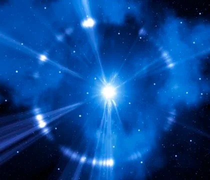 Supernova explosion, artwork Illustrazione stock