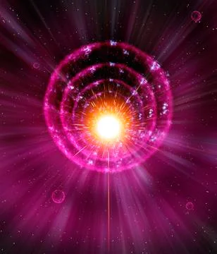 Supernova explosion, artwork Illustrazione stock