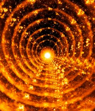 Supernova explosion, artwork Illustrazione stock