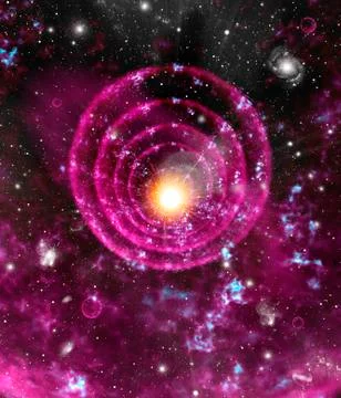 Supernova explosion, artwork Illustrazione stock