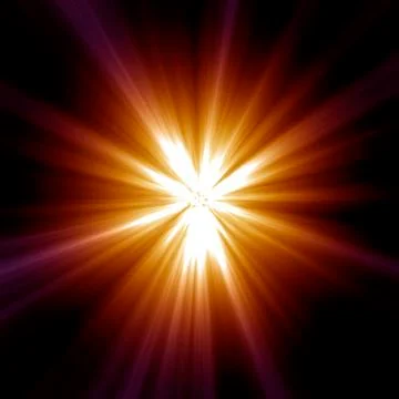 Supernova explosion, artwork Illustrazione stock