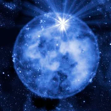 Supernova explosion, artwork Illustrazione stock