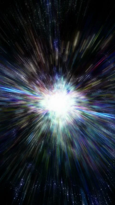 Supernova Explosion Cosmic Animation Loop Stock Footage 303523624