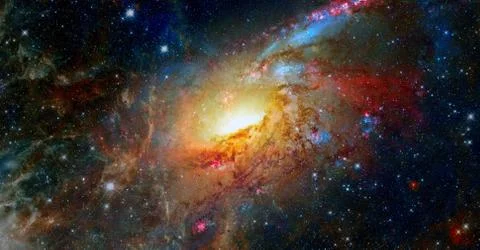 Supernova explosion. Elements of this image furnished by NASA. Stock Photos