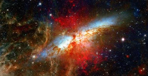 Supernova explosion. Elements of this image furnished by NASA. Supernova e... 스톡 사진