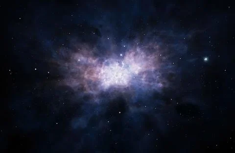 Supernova explosion Stock Illustration