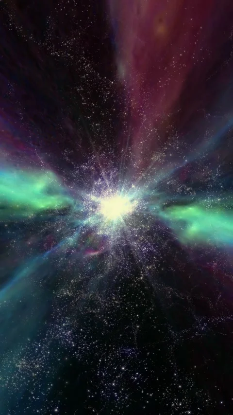 Supernova Explosion Space Animation Loop Stock Footage 303523883