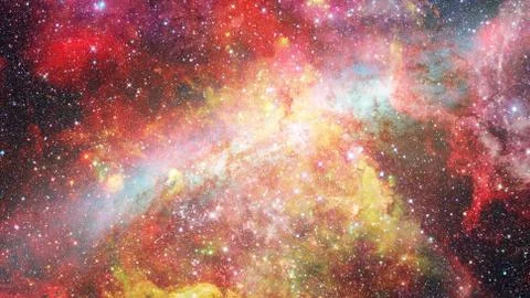 Supernova with glowing nebula. Elements of this image furnished by NASA Stock Photos