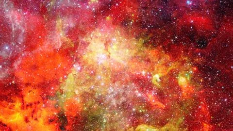 Supernova with glowing nebula. Elements of this image furnished by NASA Foto stock