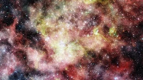 Supernova with glowing nebula. Elements of this image furnished by NASA Su... Foto stock