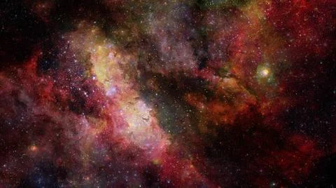 Supernova with glowing nebula. Elements of this image furnished by NASA Su... Stock Photos
