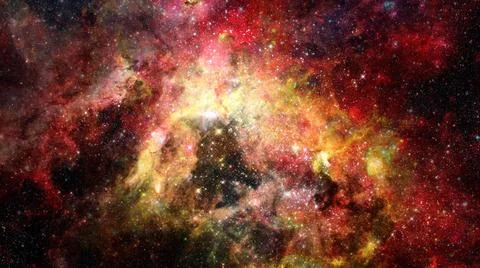 Supernova with glowing nebula. Elements of this image furnished by NASA Su... Foto stock