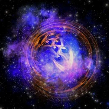 Supernova remnant Stock Illustration