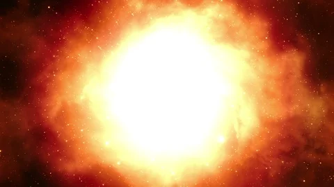 Supernova Space Background Loop Animation Stock Footage 86252398