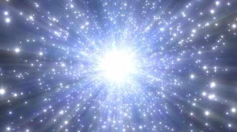 Supernova Sparkle Star Explosion in Deep Outer Space Nebula Galaxy イラスト素材