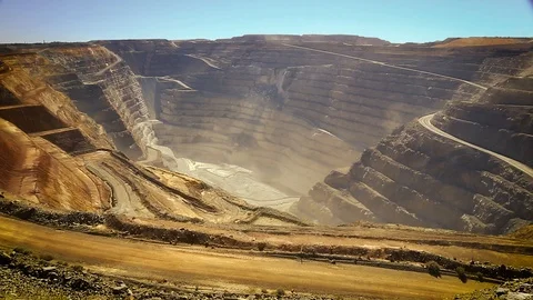 The Superpit, Kalgoorlie 스톡 동영상 101211256
