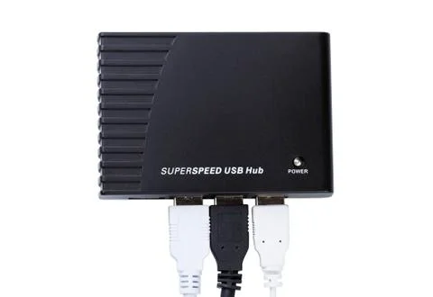 Superspeed usb hub Stock Photos