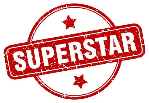 Superstar sign Stock Illustration