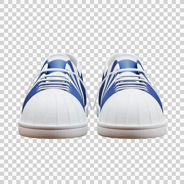 Superstar Sneaker Front View Stock-Illustration