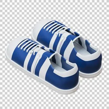 Superstar Sneaker Isometric Rear View Stock-Illustration