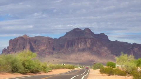 Superstion Mountains Vídeo Stock 342299440