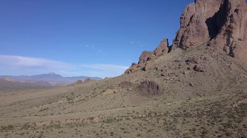 Superstition fly by Stock Footage 120372127