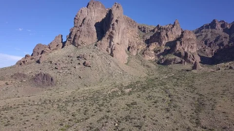 Superstition flyby Stock Footage 120610370