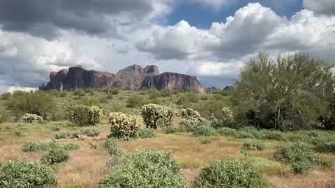 Superstition Mountain Apache Trail Arizona 스톡 동영상 131349968