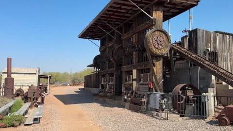 Superstition Mountain Museum November 8 2024 Vídeo Stock 337269065