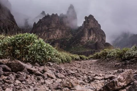The Superstition Mountains in Arizona Stock Photos