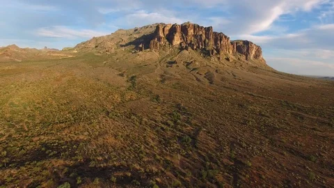 Superstition Mountains Stock Footage 117340920