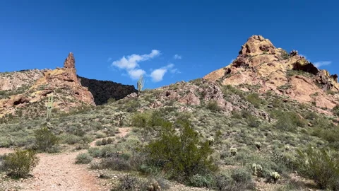 Superstition Mountains Stock Footage 337268740