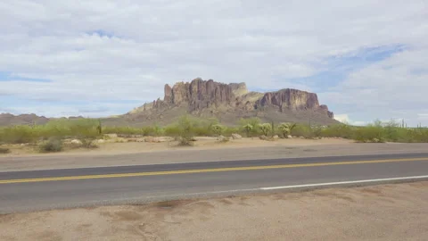 Superstition Mountains Vídeo Stock 342299502