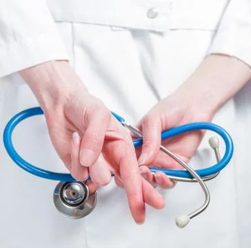 Superstitious doctor Stock Photos
