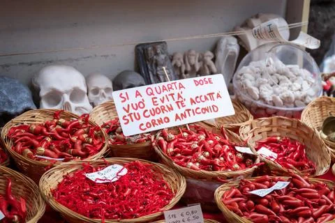  Superstitious objects typical of Naples, Italy Naples, Italy - December 2... Stock Photos