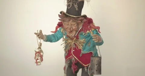 Superstitious puppet Stock Footage 79148806