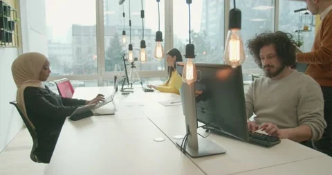 Supervisor checking their work Stock Footage 151561313