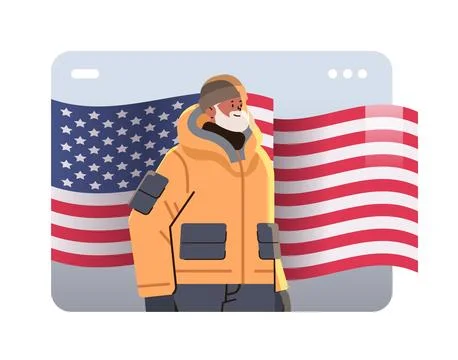 Supervisor or manager controlling building process inspector in uniform happy Stock Illustration