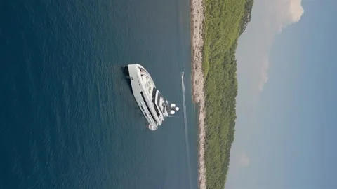 SuperYacht 9x16 Stock Footage 251147627