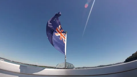 SuperYacht bow Stock Footage 170863849