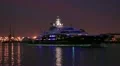 SuperYacht (M/Y) Serene - Night HD Footage