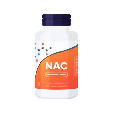 Supplement bottle vector illustration Stock Illustration